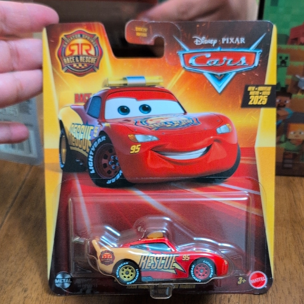 Disney Cars Rescue Squad Lightning McQueen - Red and Yellow